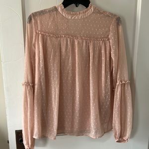 Light pink blouse size M